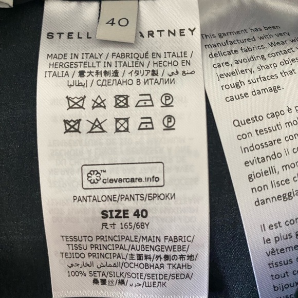 Stella McCartney Pearl Trompe L’oeil Mid-Rise Trousers - Picture 7 of 10